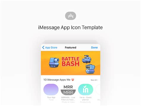A complete ios app icon template for sketch. iMessage App Icon Template Sketch freebie - Download free ...