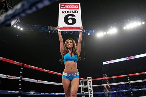Top Rank Knockouts Ring Card Girls Proboxing