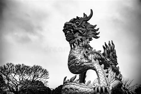 Protective Dragon On The Stairs To The Temple Part 2 Stock Photo