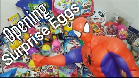 Surprise Eggs And Blind Bags Opening Youtube