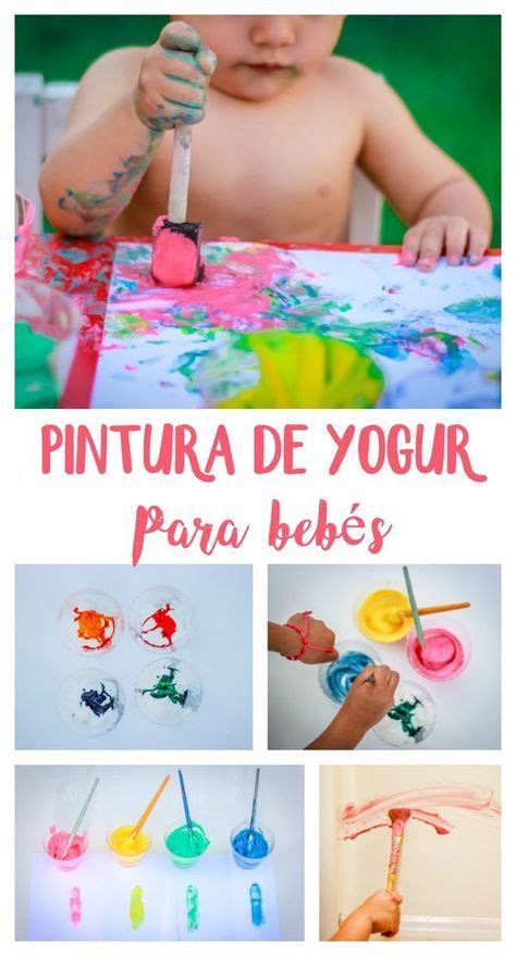 Juego organizado para niños de preescolar : Cómo hacer pintura de yogur | Juegos sensoriales para niños, Actividades de pintura para niños ...