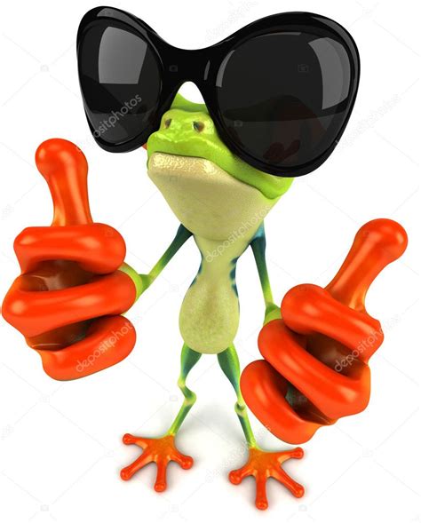 Frog With Sunglasses — Stock Photo © Julos 7111431
