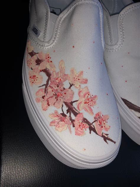 Japanese Cherry Blossom Custom Vans Etsy