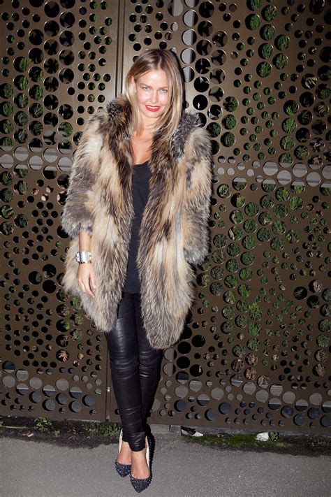 Lara Bingle At Fashion Week Melbourne In Leather Leggings March 17 2011