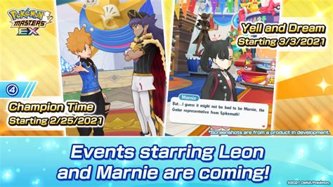 Pokemon Masters Ex Newly Announced Sync Pairs Leon And Charizard Marnie And Morpeko And More My