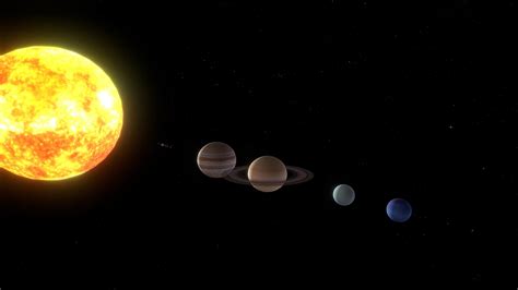Solar System Real Scale 2k Textures Download Free 3d Model By
