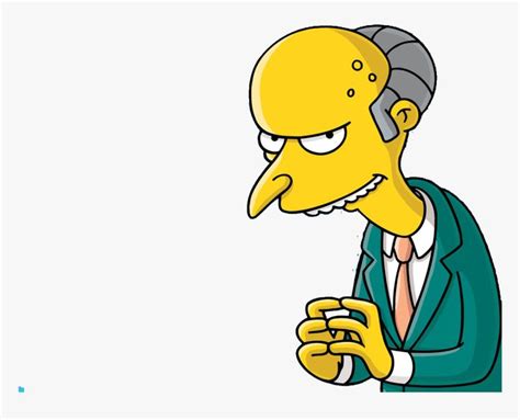 Mr Burns Excellent Png Clipart Png Download Mr Burns Excellent