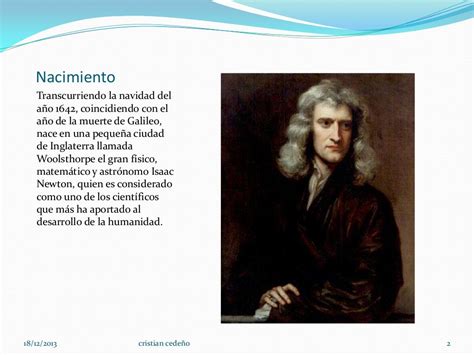 Historia De Isaac Newton