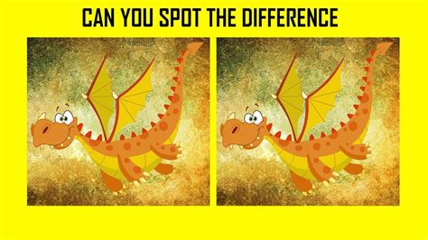 Can You Spot The Difference Dragon Find The Difference