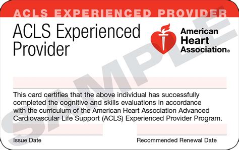 Acls Course Heart Health Education