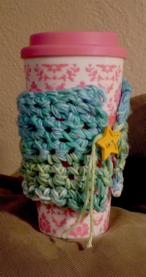 Items similar to Star Crochet Mug Cozy- on Etsy