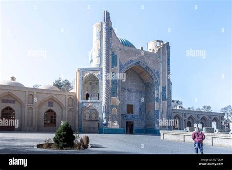 Die Grüne Moschee Masjid Sabz Balkh Stadt Provinz Balkh Im Norden