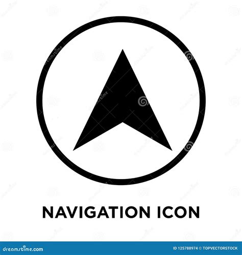 Navigation Icon Vector Isolated On White Background Logo Concept Of