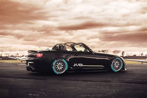 Online Crop Photography Of Black Honda S2000 On Gray Road Hd