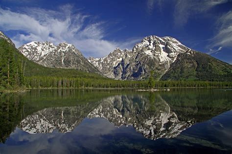 791973 Leigh Lake Grand Teton National Park Wyoming Mount Moran
