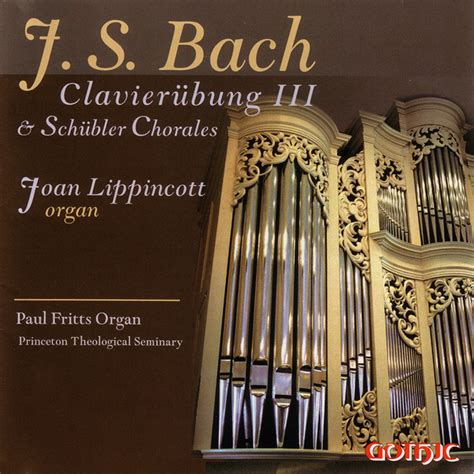 j s bach clavierübung iii and schübler chorales album by joan lippincott spotify
