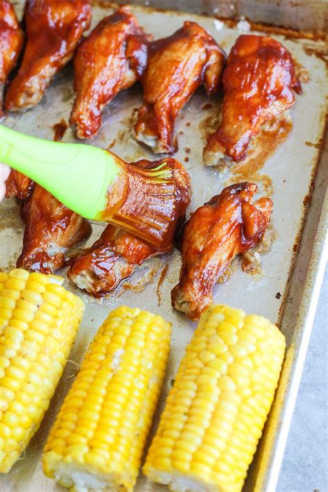 Bbq Sheet Pan Chicken And Sausage With Roasted Corn And Veggies Zen And Spice