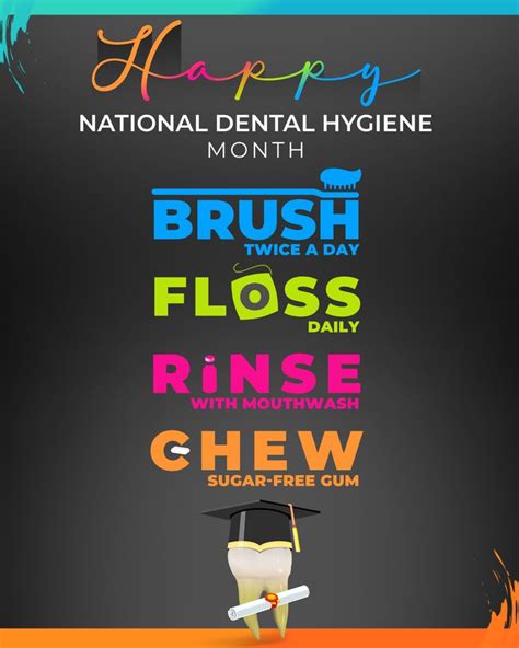 📅 October Is The National Dental Hygiene Month Celebrate This National Dental Hygiene 😁 Month