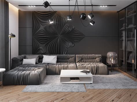 8 Living Room Interior Designs And Layout With Dramatic Dark Shades