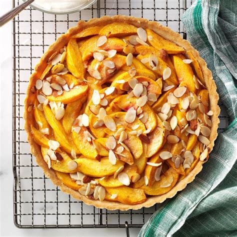 pretty peach tart recipe how to make it