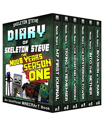 Buy Diary Of Minecraft Skeleton Steve The Noob Years Full Season One 1 Unofficial Minecraft