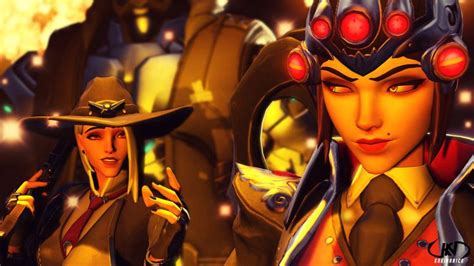 Sfm Ashe Meets Widowmaker By Joke1597 Widowmaker Overwatch