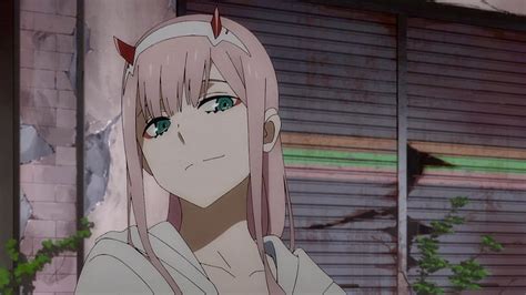 My Favorite Zero Two With Some Aesthetic Editing Isnt She Adorable