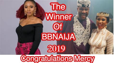 Winner Of Big Brother Naija 2019 Mercy Win Bbnaija 60 Million Naira