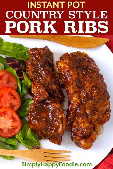 Move the cooked ribs to a plate to make room after all the ribs are cooked and removed to a plate, pour a couple of splashes of sherry in the pot to deglaze. Instant Pot Country Style Ribs | Simply Happy Foodie