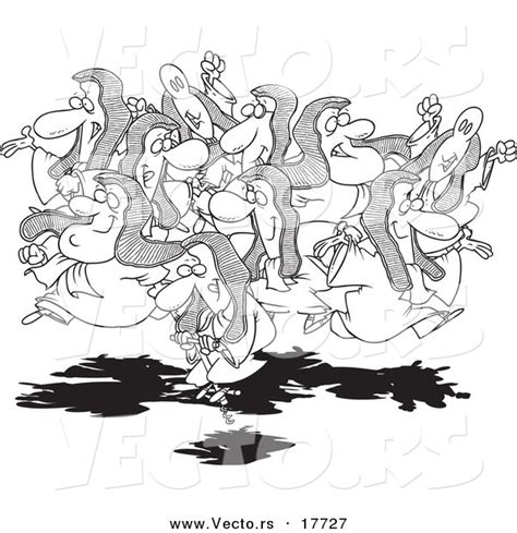 More sketches take a peek at some of the sketches created by our users, are you a sketchite? Vector of a Cartoon Group of Leaping Lords, One on a Pogo ...