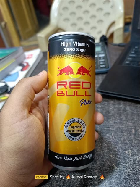 Yellow Energy Drink Red Bull Plus Liquid Packaging Size 250 Ml At