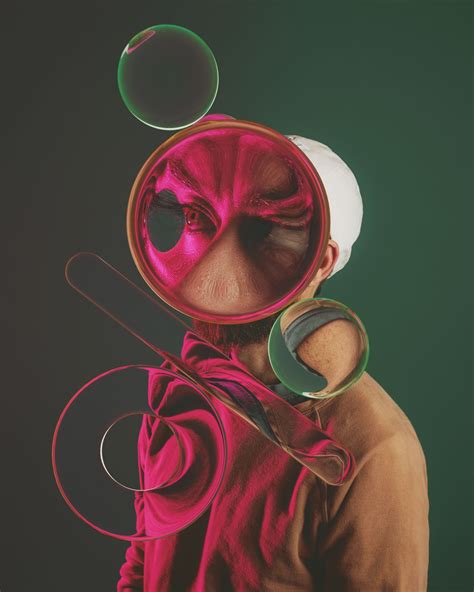 Fun Self Portraits That Play With Lenses And Refraction Digital Art