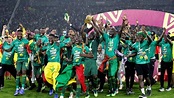 Afcon 2021: Senegal team thrown hero's welcome after win - BBC News