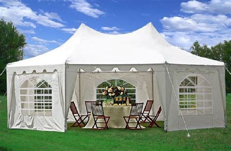 High peak gazebo canopy for hotel wedding. 22 x 16 Heavy Duty Party Tent Gazebo - 4 Colors