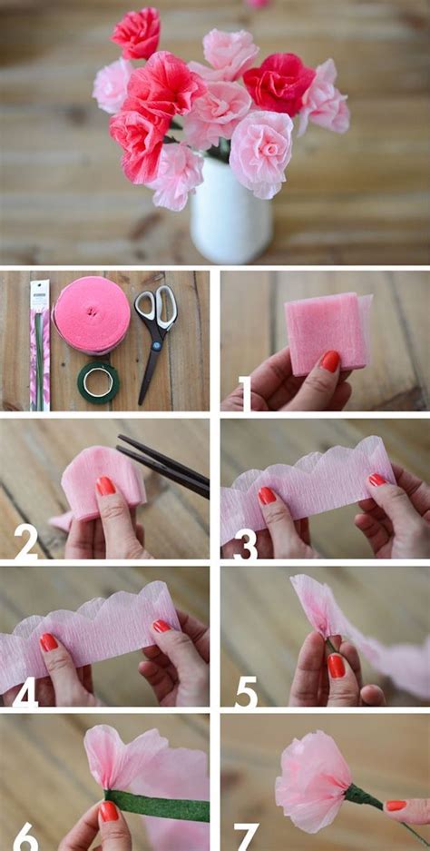 1001 Ideas For Diy Paper Flowers To Decorate With Crepe Paper