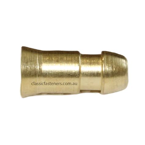 Lucas Style 47mm Brass Bullet Connectors For 3mm Cable Classic Fasteners