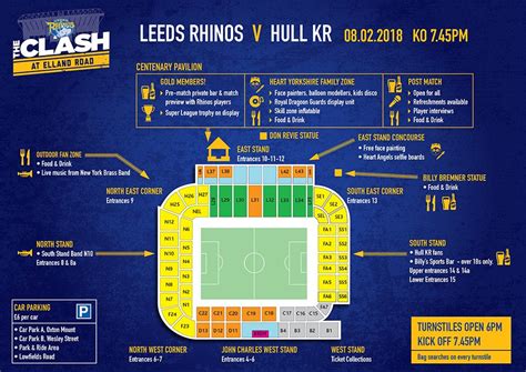 Leeds Rhinos Check Out Our Elland Road Activities Map