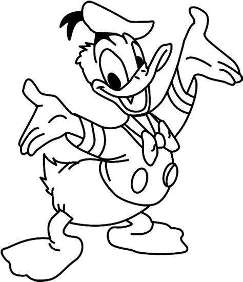 Donald Duck Clipart Black And White 20 Free Cliparts Download Images