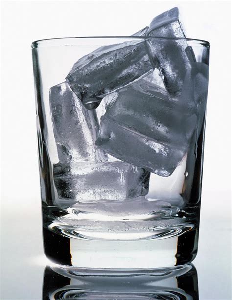 View Of A Glass Of Ice Cubes Photograph By Adrienne Hart Davisscience