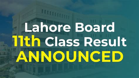Lahore Board 11th Class Result 2022 Bise Lahore Result
