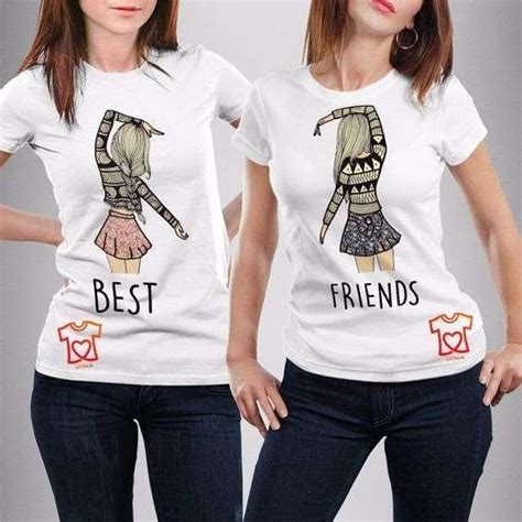 Camisetas Para Mejores Amigas Ideas Originales Bff T Shirt Best