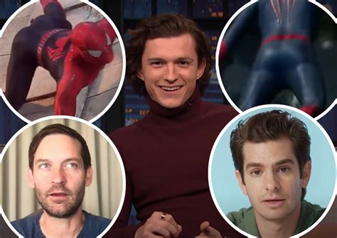 Tom Holland Reveals One Of The Spider Man Actors Wore A Fake Ass In