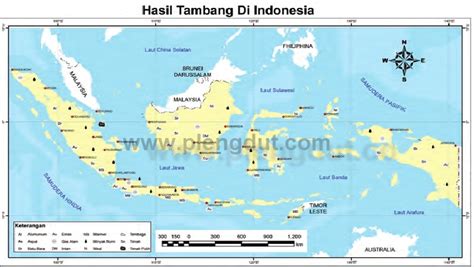Peta Persebaran Tambang Di Indonesia Sinau
