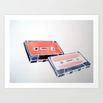1920 x 1080, 204 kb. Pink cassette tapes Art Print by Sheena Colleen in 2020 ...