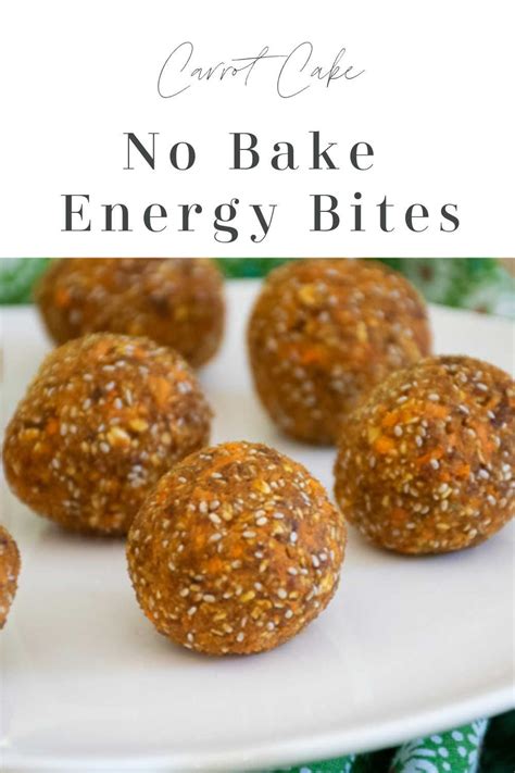 Here are the best of carrot recipes for you start cooking! Carrot Cake Energy Bites - Grumpy's Honeybunch | Recipe in ...