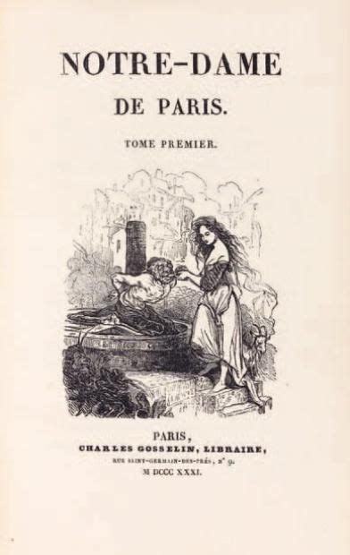 Notre Dame De Paris Victor Hugo Extrait 1831 Johannot Roman Rares Dark Images