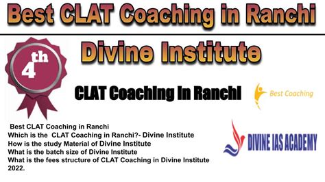 Best Clat Coaching In Ranchi Bestcoachingapp