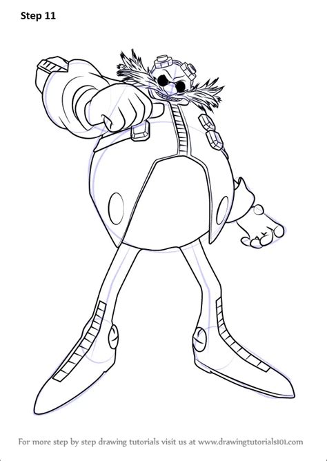 Learn How To Draw Dr Eggman From Sonic The Hedgehog Sonic