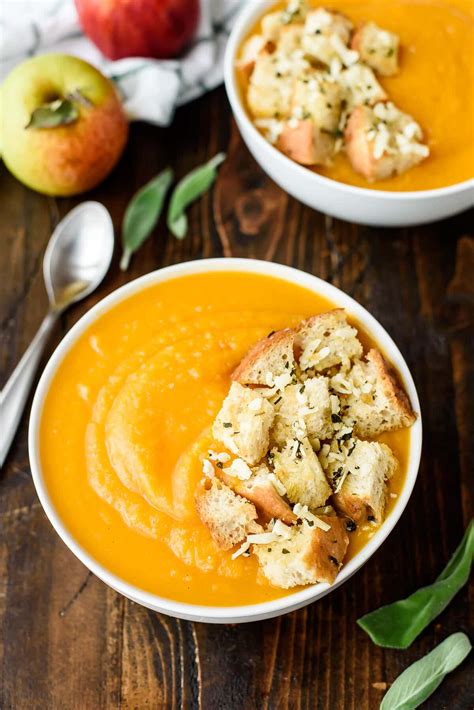 Butternut Squash Apple Soup Recipe Well Plated By Erin