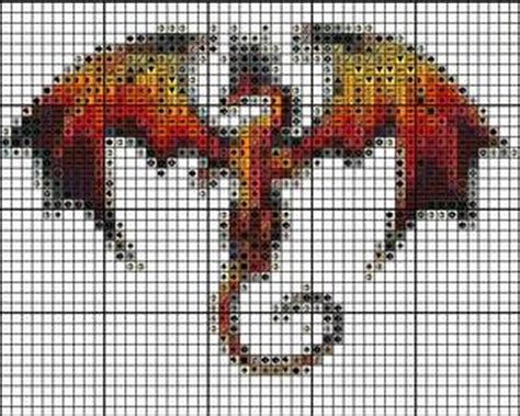 Patterns of cats, dogs and birds DRAGON | Dragon cross stitch, Cross stitch, Cross stitch ...